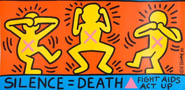 From Haring to Condom Man: Art as Weapon in the War Against AIDS